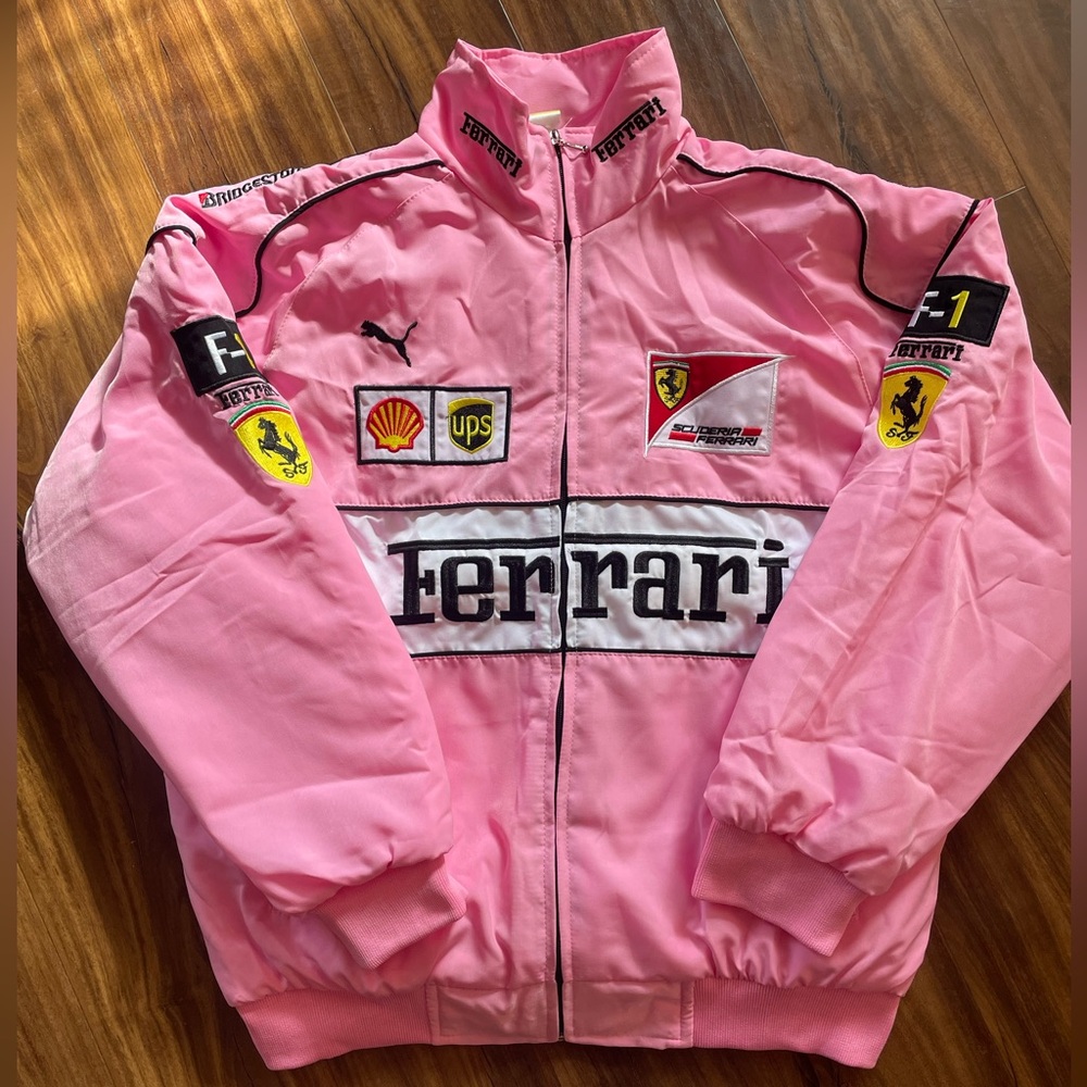 Ferrari F1 Racing Jacket - Unisex Pink